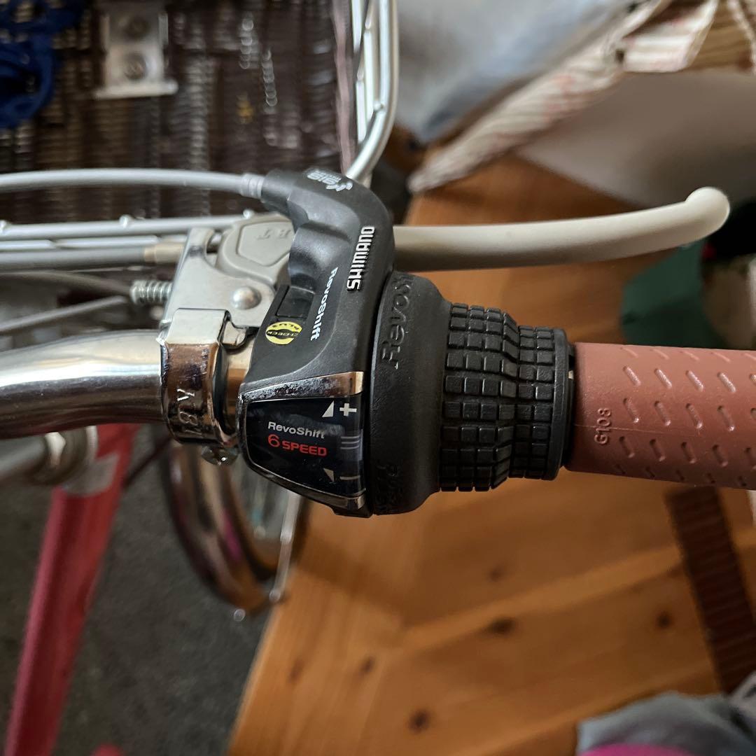 【引き取り可能の方のみ】子供用自転車 ピンク フロントバスケット付き