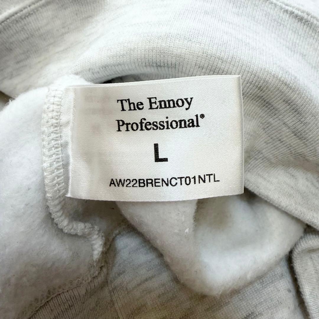 ✨ENNOY✨スタイリスト私物 22AW crew sweat L 日本製