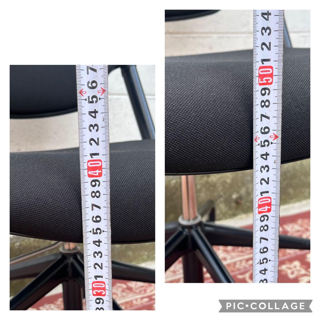 ITOKI イトーキ◾️ガス圧昇降式 デスクチェア 黒ブラック キャスター付き