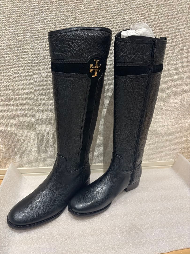 Tory Burch（トリーバーチ）ブラック ロングブーツ