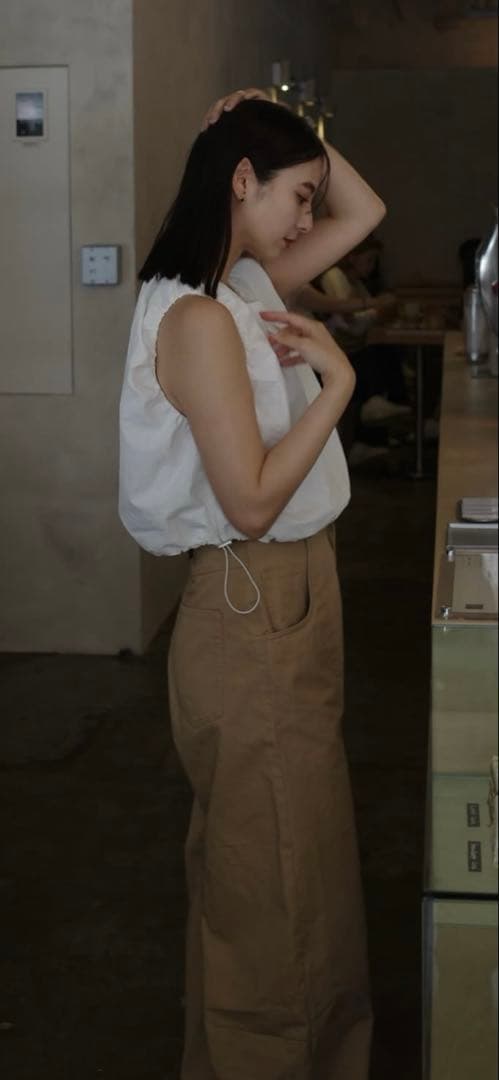 ♡新品♡Donoban ハイウエストカーブチノパン miku&erika コラボ