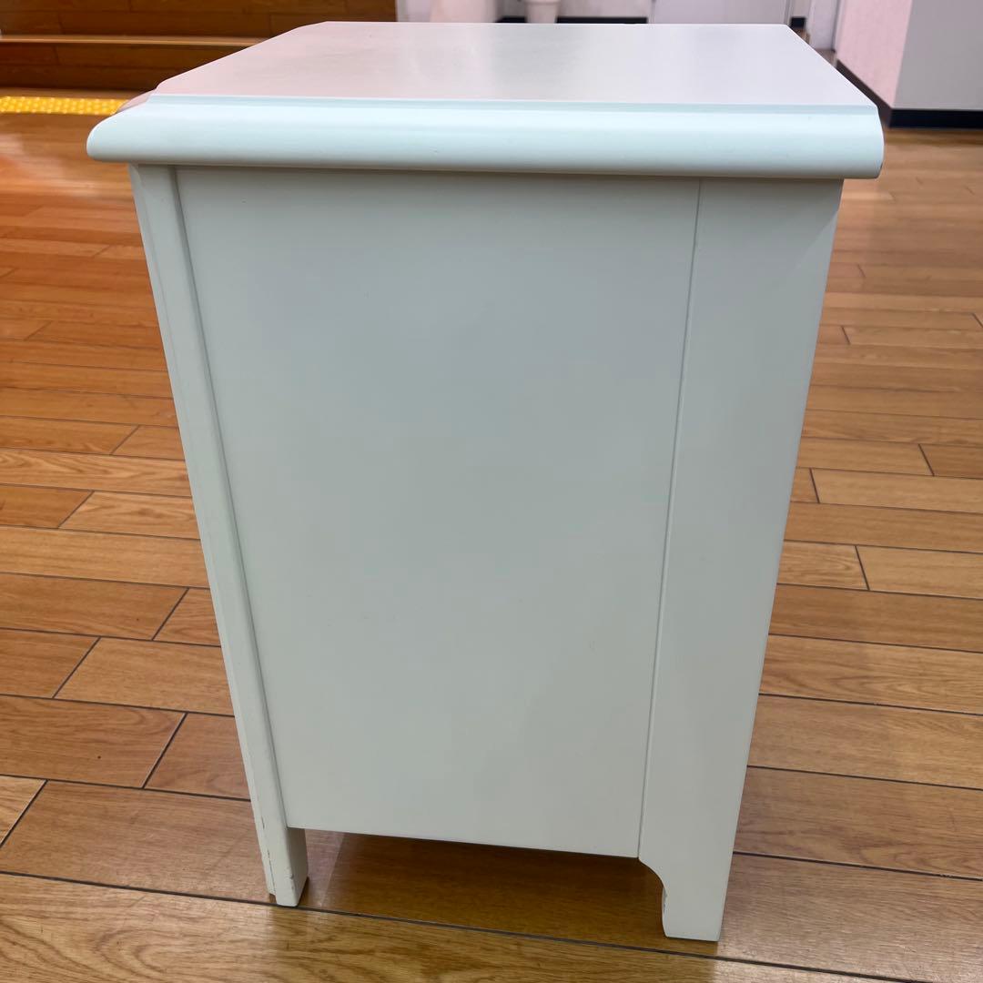 Francfranc エルガ ナイトテーブル ホワイト