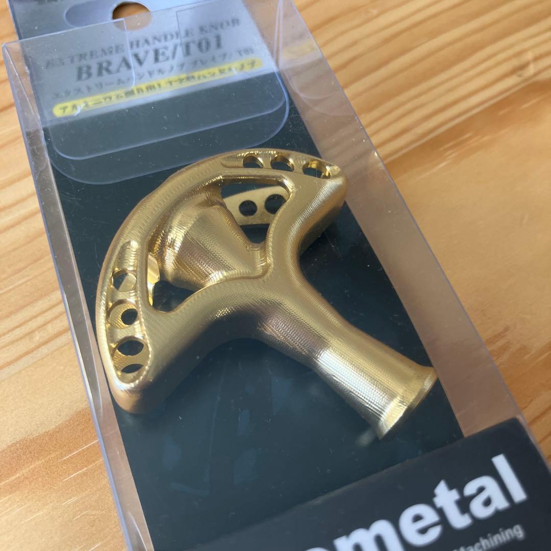エヴォメタル×ジャンプライズ エクストリームハンドルノブ ブレイブ/T1ゴールド