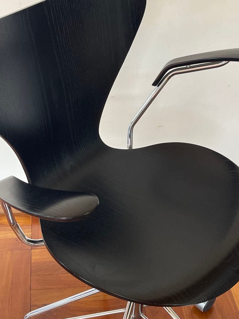 北欧 デンマーク フリッツハンセン アーム セブンチェア キャスターベース