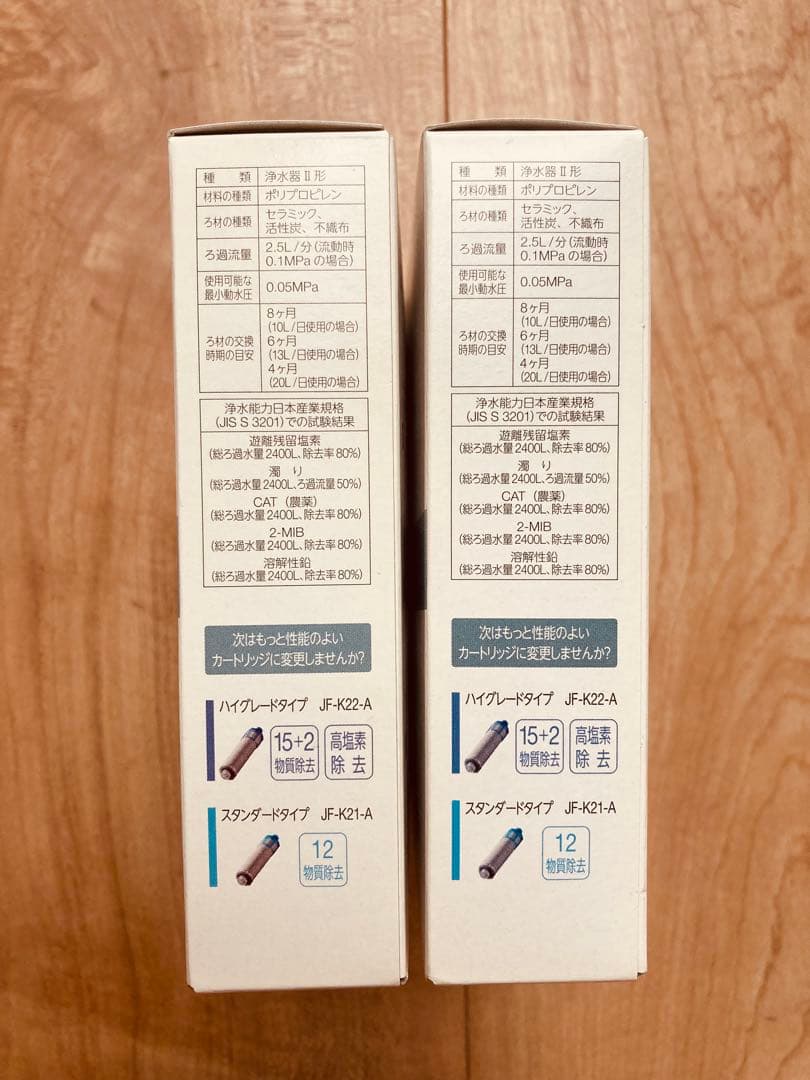 INAX 浄水器カートリッジ JF-K20-A 2個セット