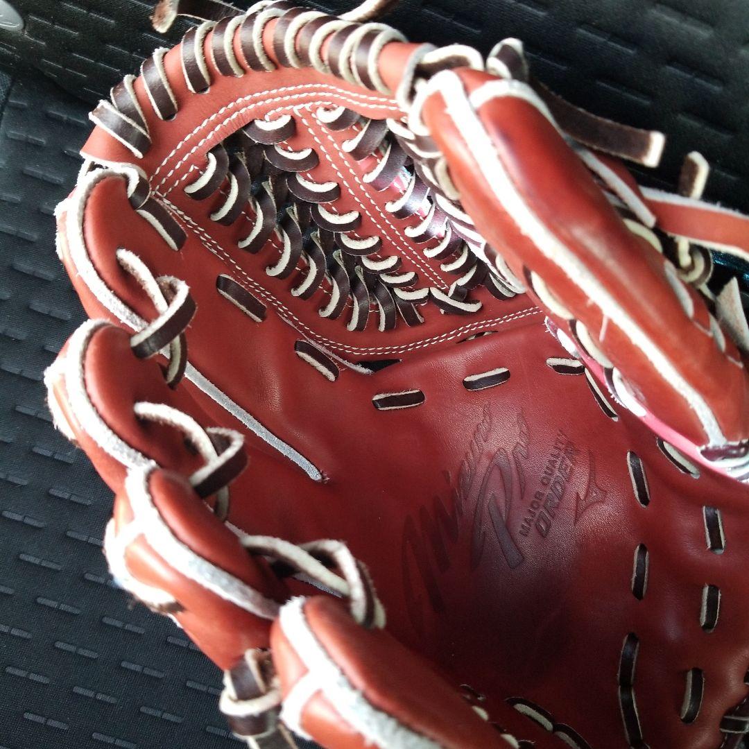 ミズノプロ　硬式オーダー　グローブ　プレキシーキップレザー　芳賀JAPAN
