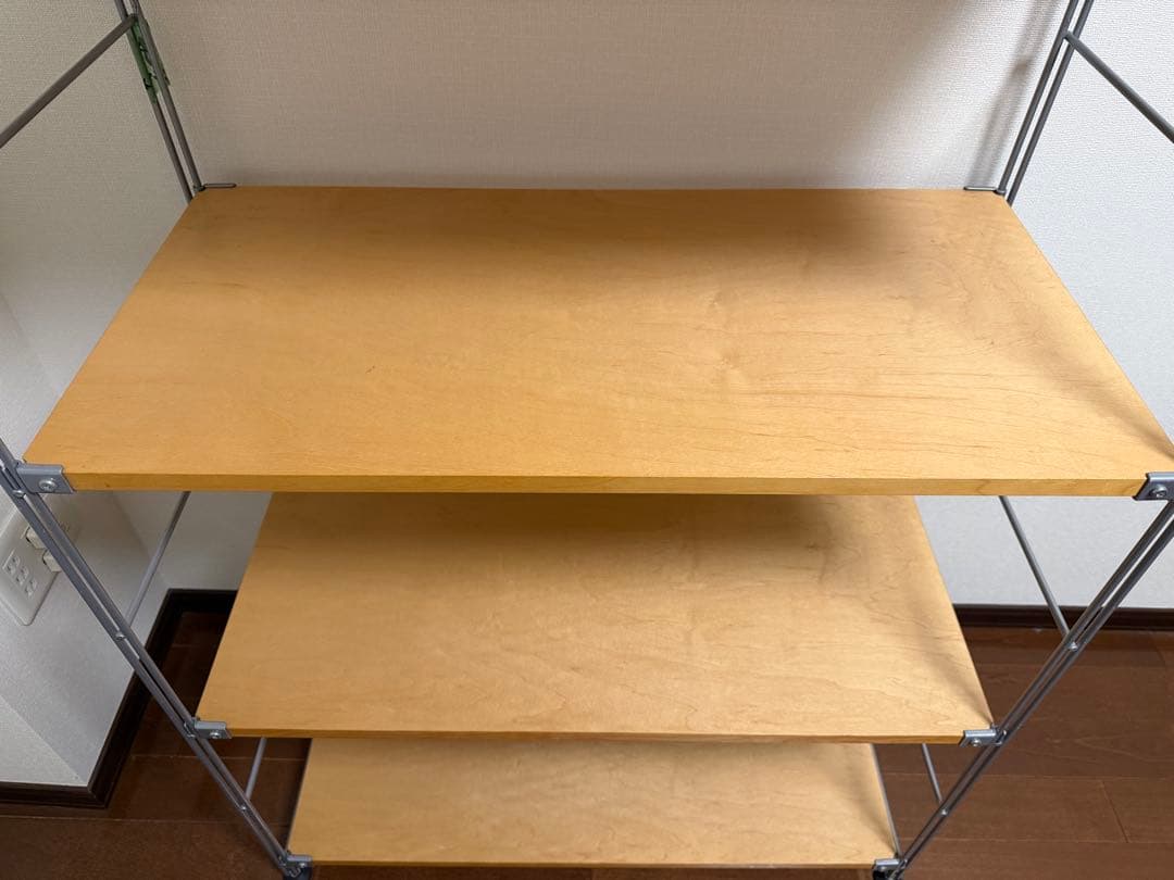 無印良品　ステンレスユニットシェルフ5段