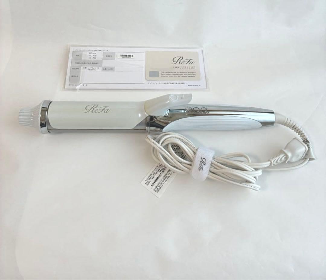 【2024年製】ReFa ホワイト 38mm カールアイロン