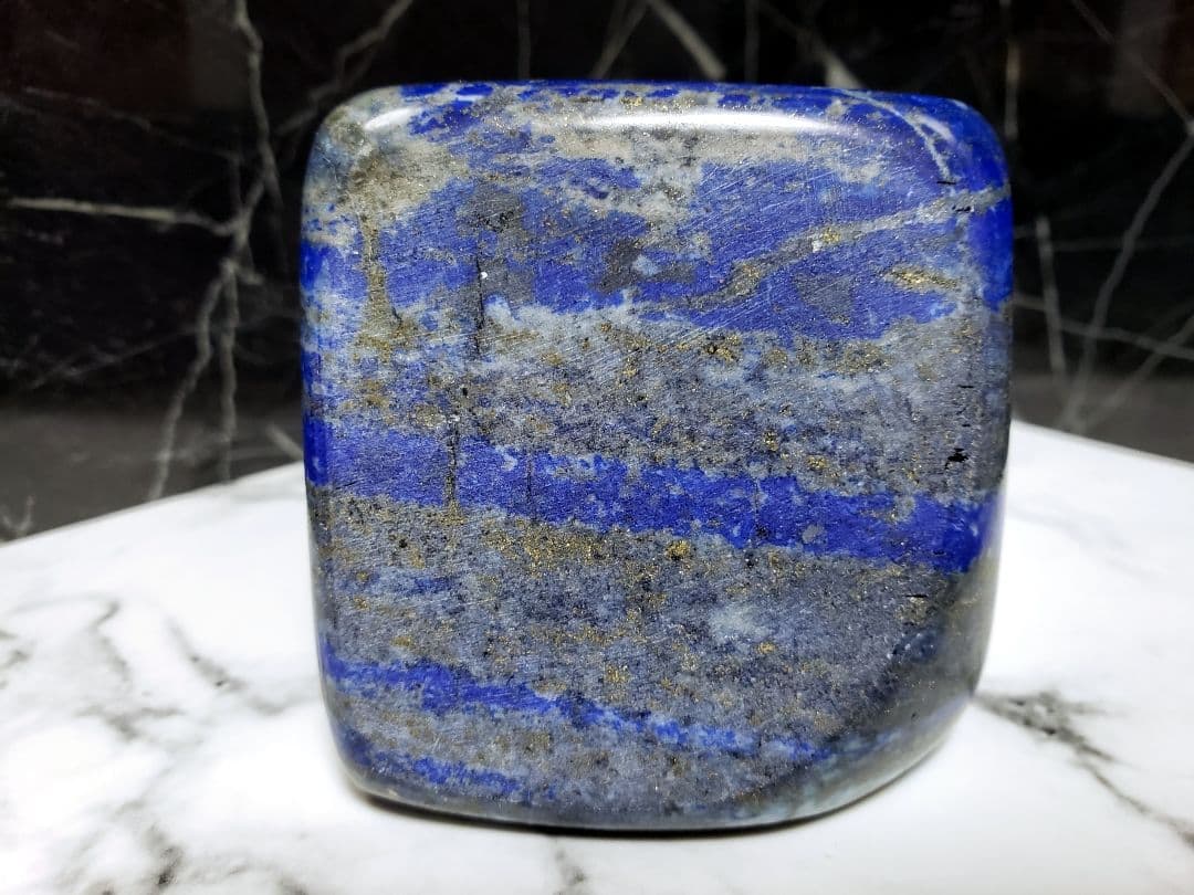 【最高グレード/ディープブルー✤ラピスラズリ_原石】