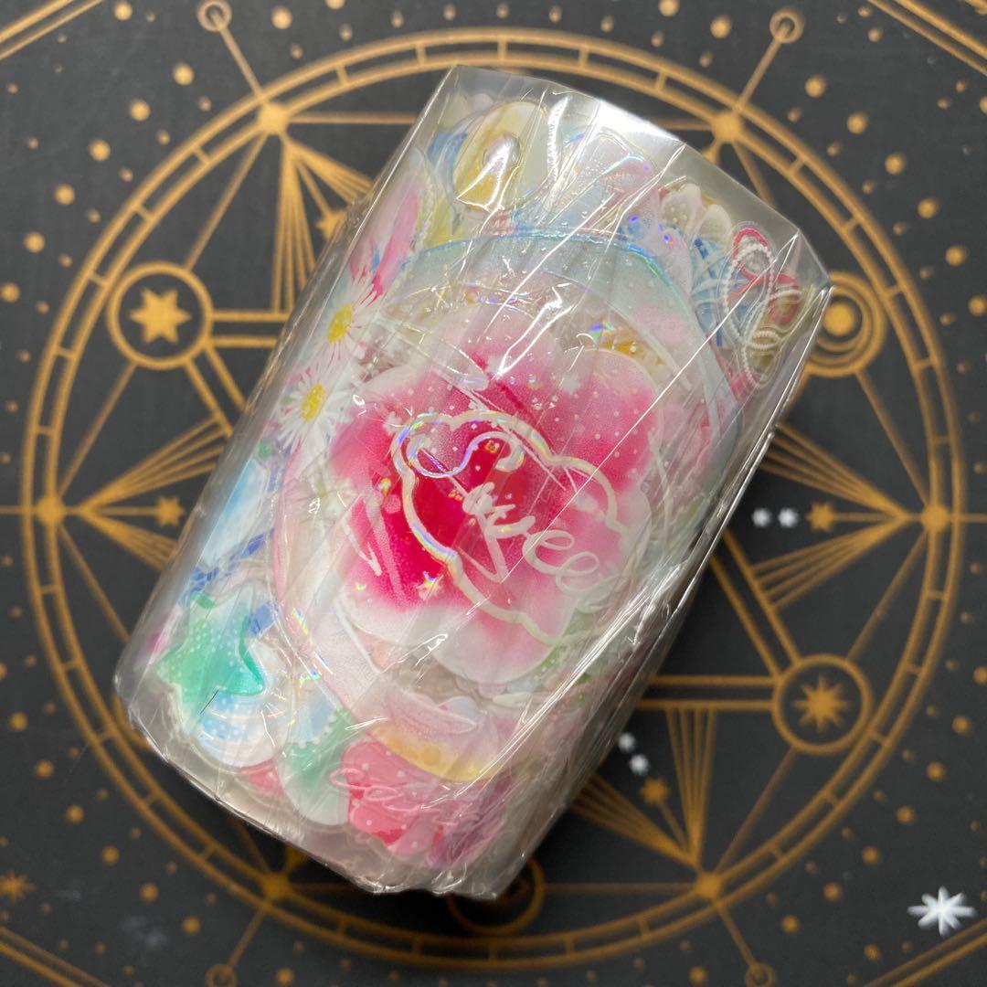 【9448】海外　5m巻貝殻光カッティング　マスキングテープ　キャンディ　装飾系