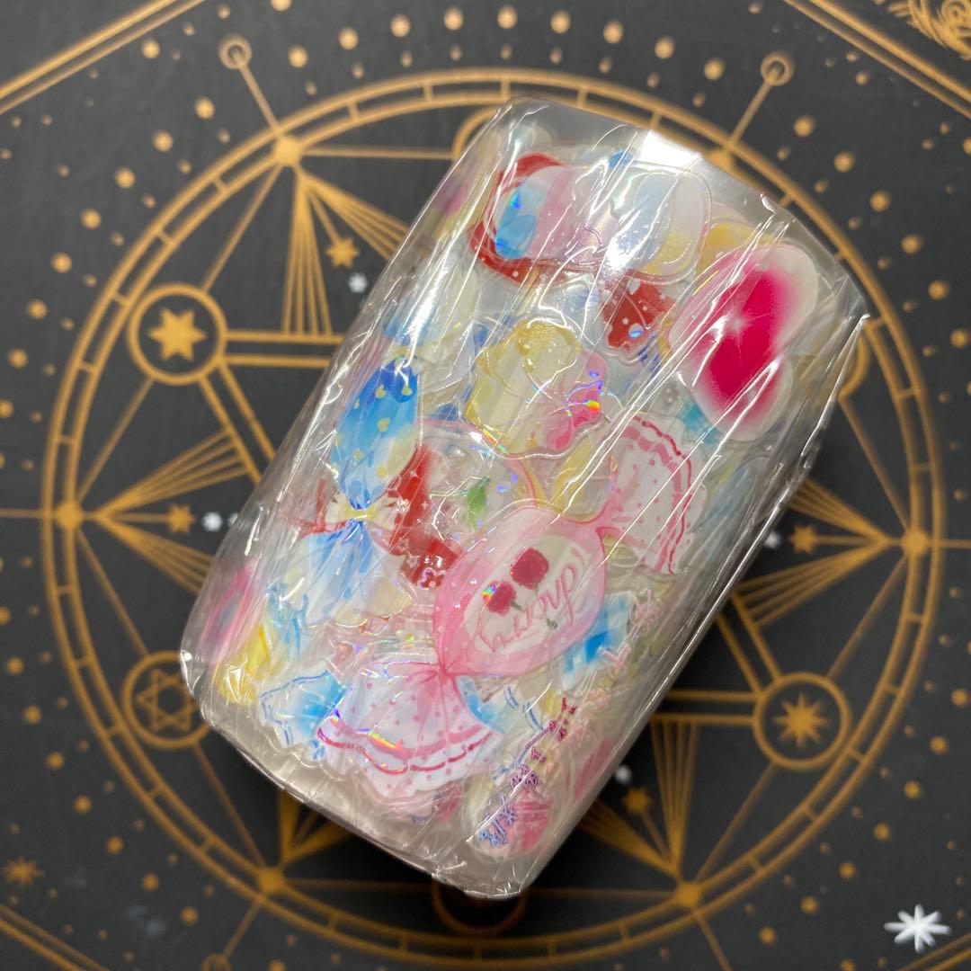 【9448】海外　5m巻貝殻光カッティング　マスキングテープ　キャンディ　装飾系