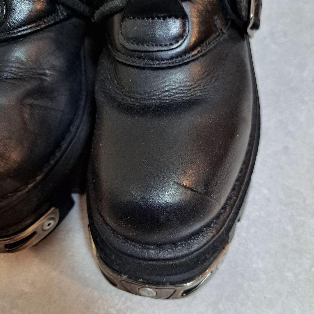 [美品] NEW ROCK (ニューロック)厚底 レザーブーツ(本日週末割引中)