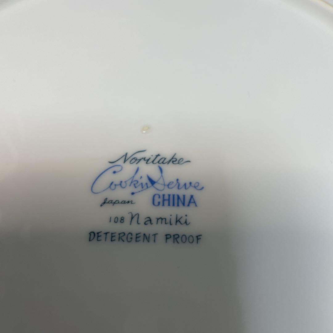 40:ノリタケ　108namiki 50年ほど前のお皿5枚