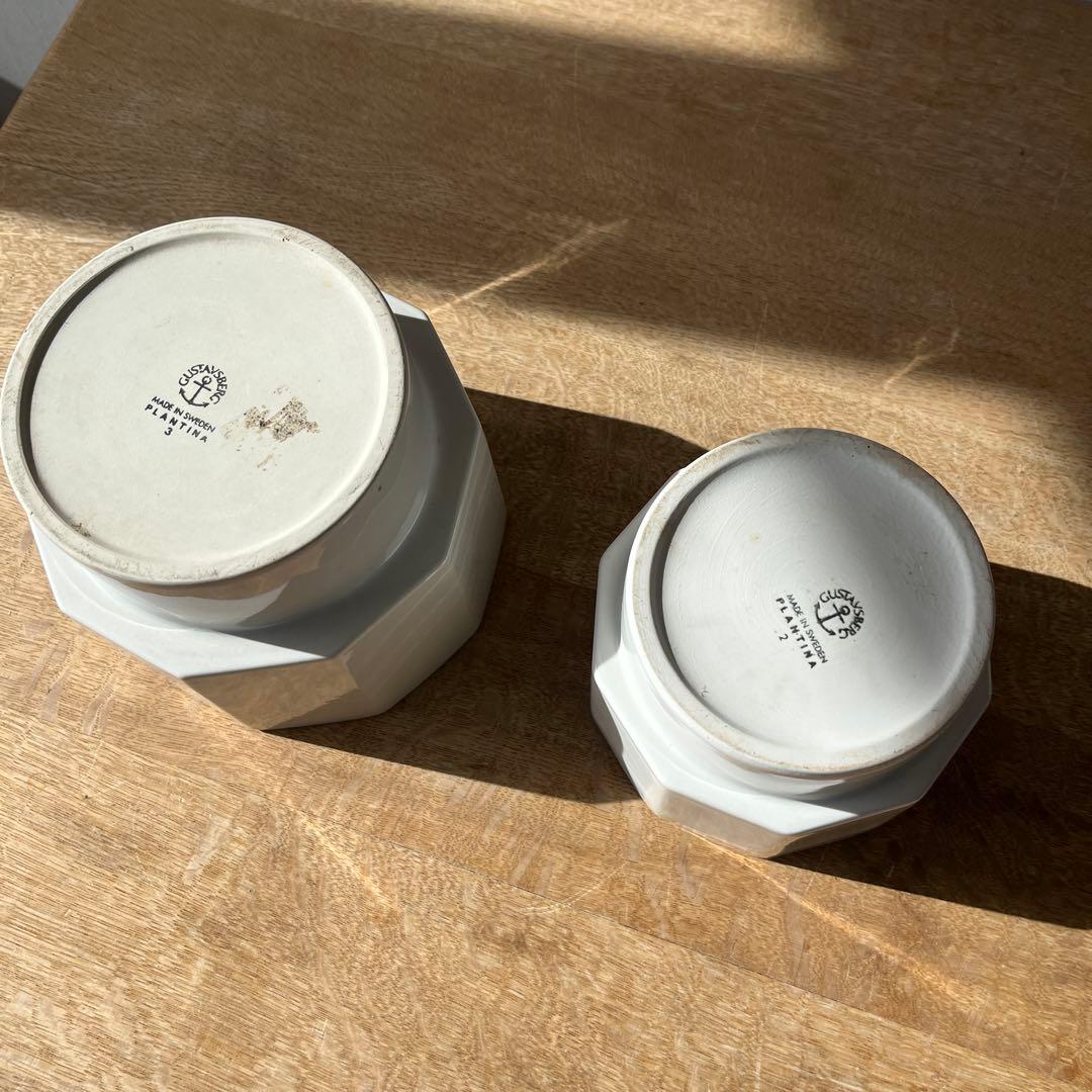 Gustavsberg Plantina 植木鉢　set 4