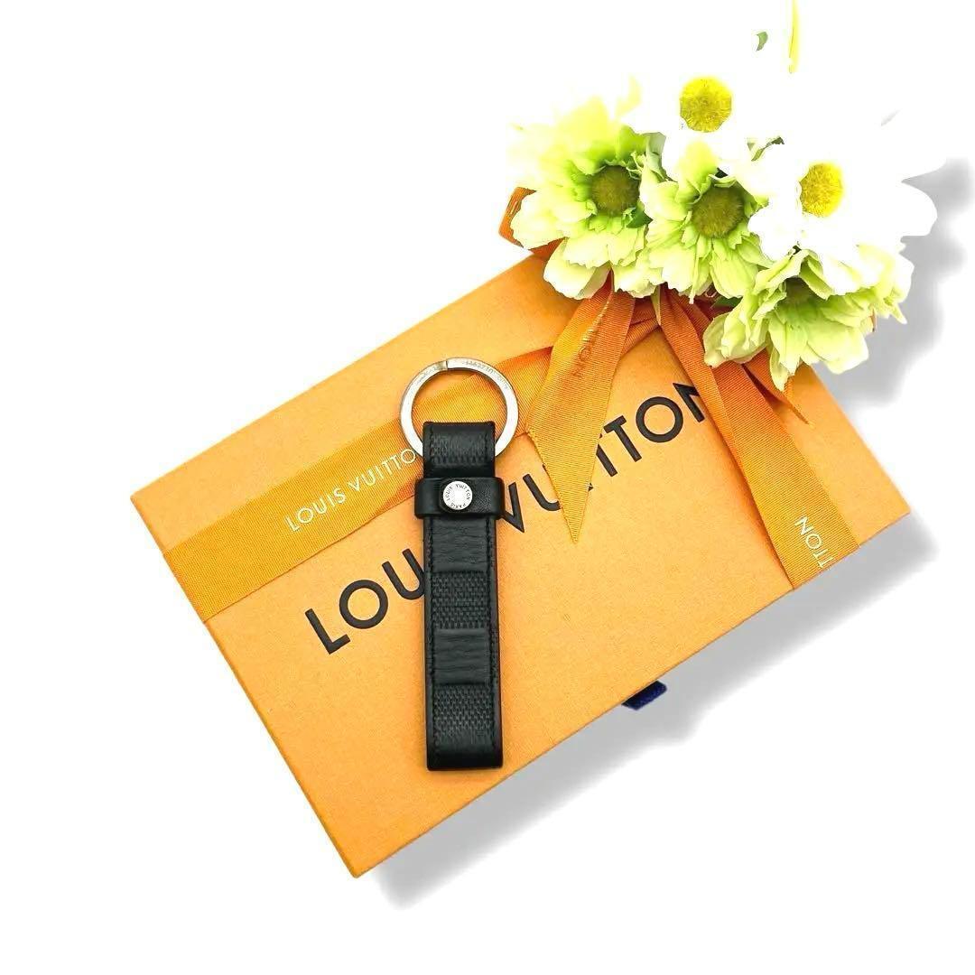 ルイヴィトン キーリング キーホルダー ダミエ LVロゴ ドラゴンヌ