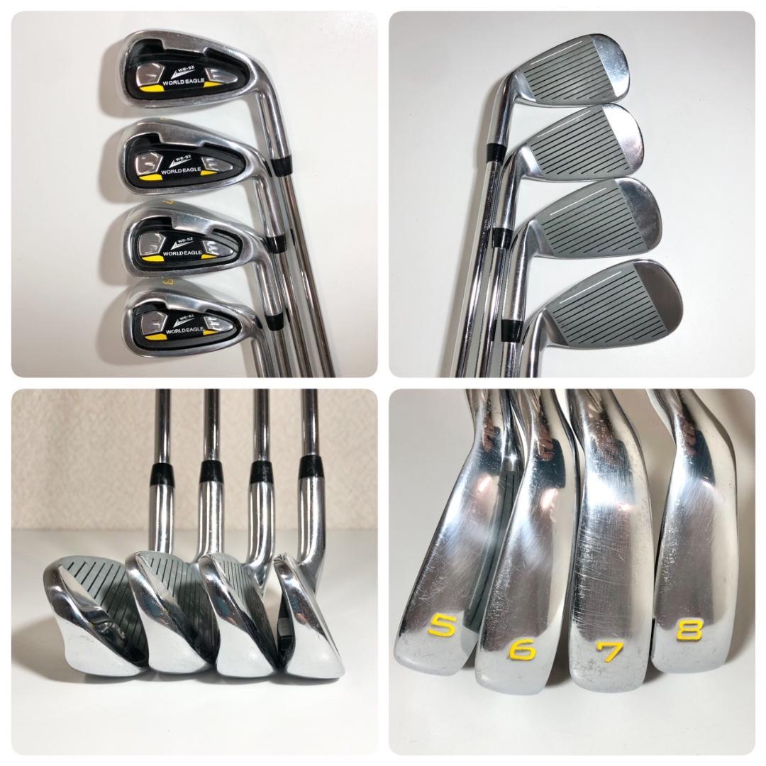 ワールドイーグル WE-5Z メンズゴルフセット 初心者 キャディバッグ付き