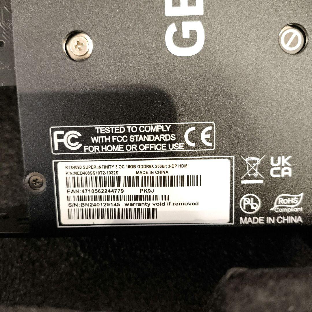 グラフィックボード・グラボ・ビデオカード [orange] GEFORCE RTX 4080 SUPER 16GB