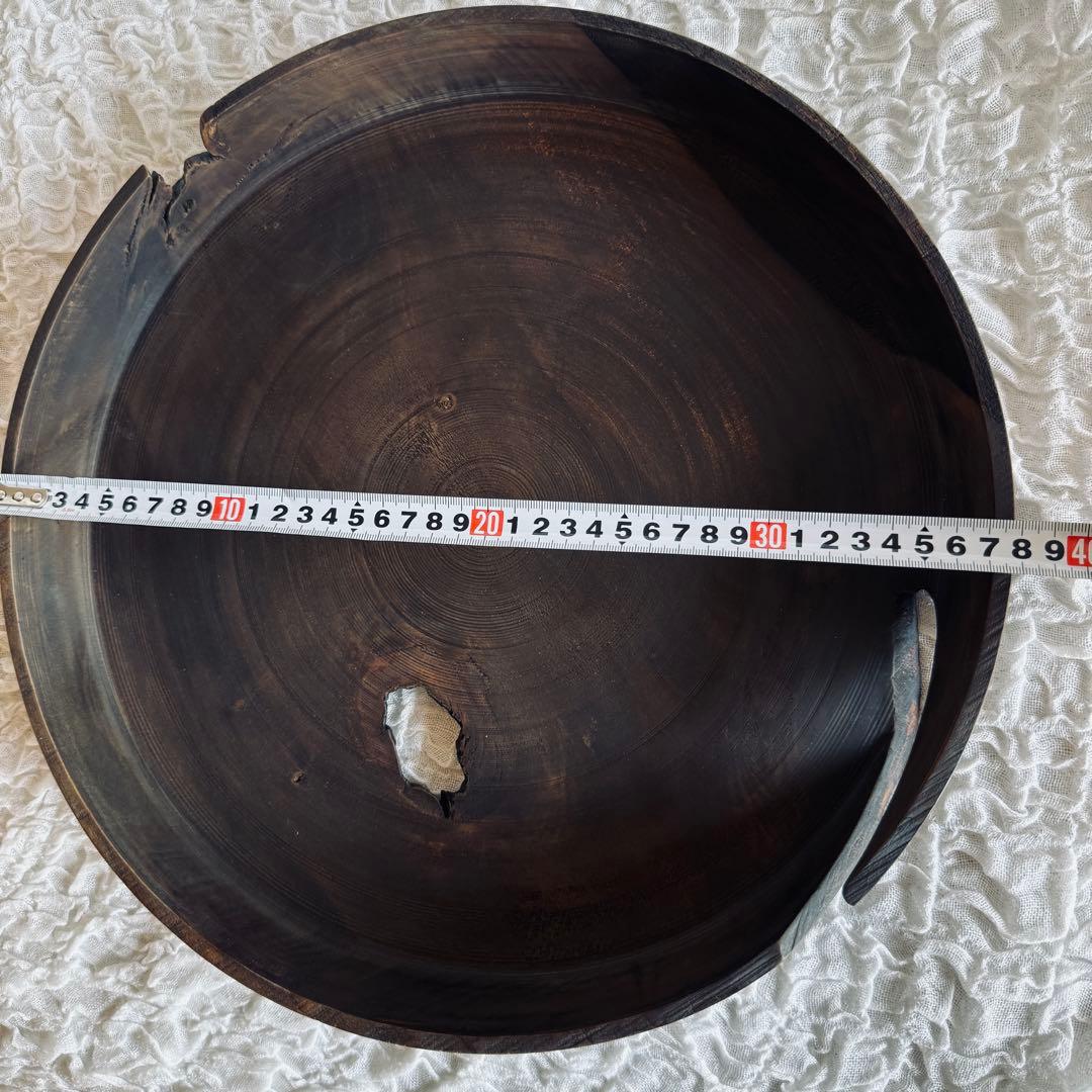 【未使用】運天達也　盆　特大38センチ