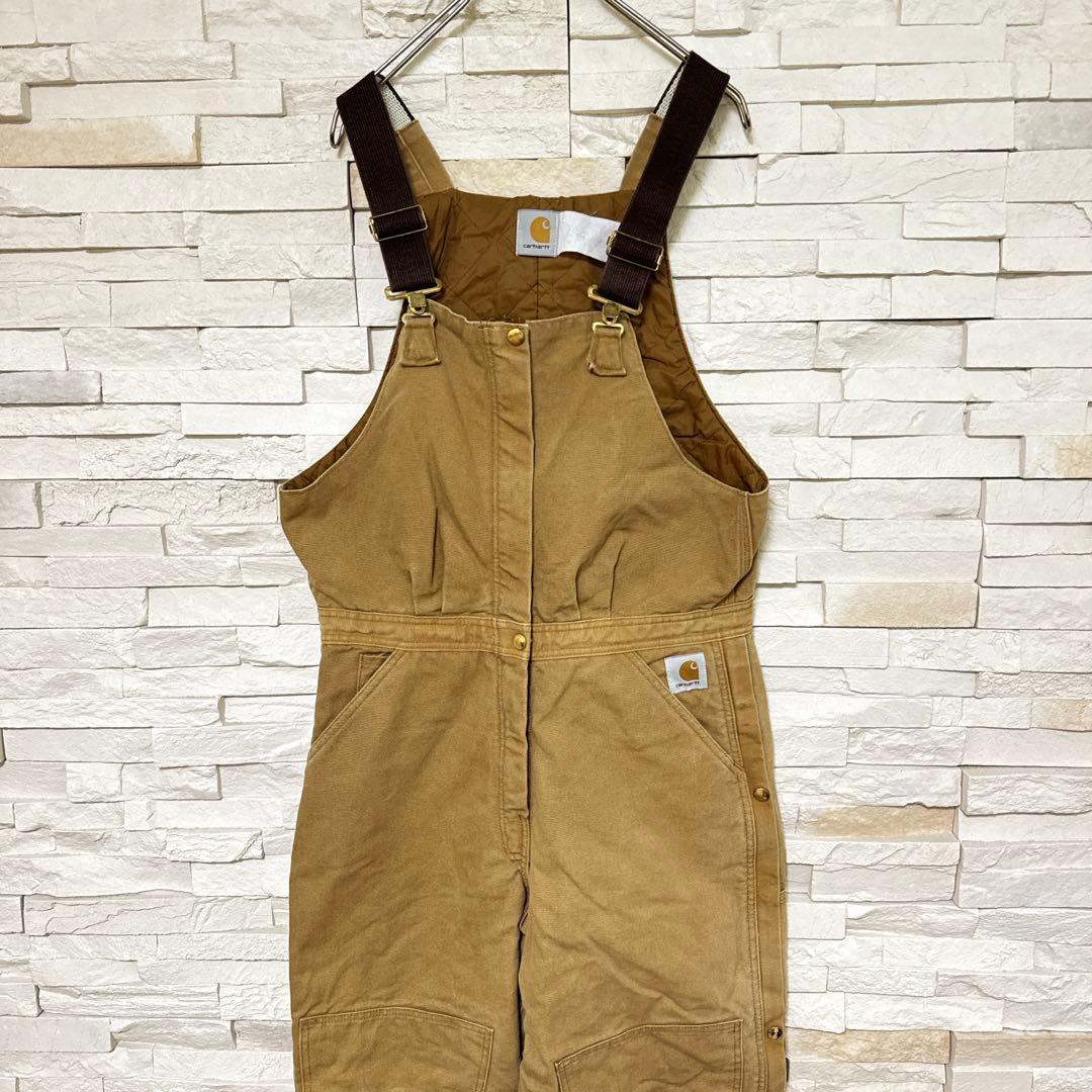 90s Carhartt カーハート ダブルニー ビブ オーバーオール ダック