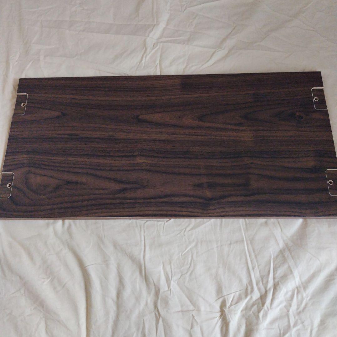 無印良品　ユニットシェルフ　ボックス　ウォールナット　幅84cm用