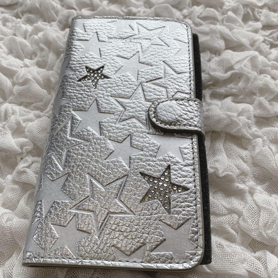 専用未使用 サロンドアルファード クリスタル付きスター多機種対応スマホケース