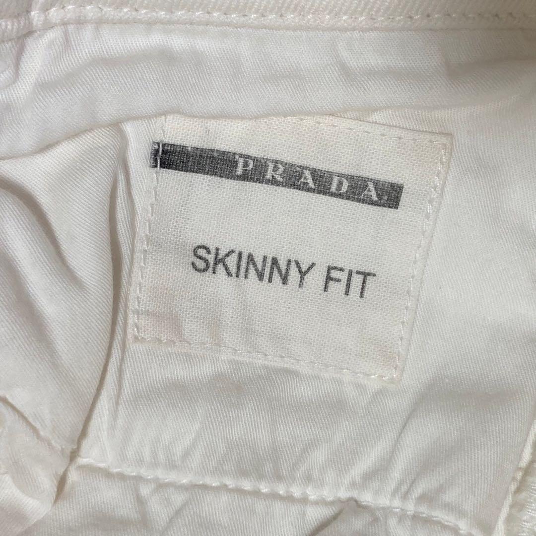 PRADA ストレートパンツ アイボリー 26 上品 キレイめ 着回し