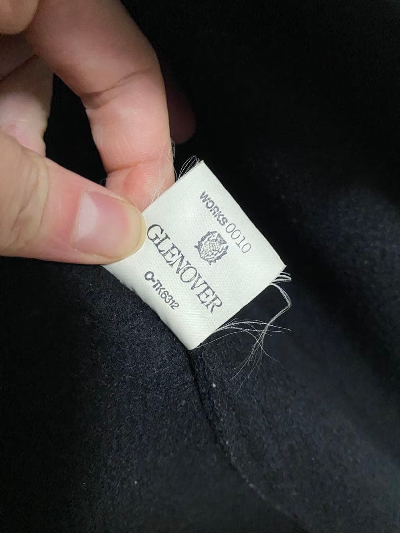 GLENOVER ブラック ダッフルコート