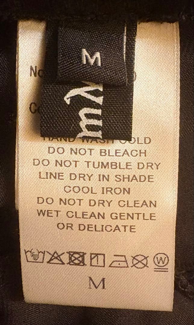 DimMoire 荊棘リボンタイブラウス　Black