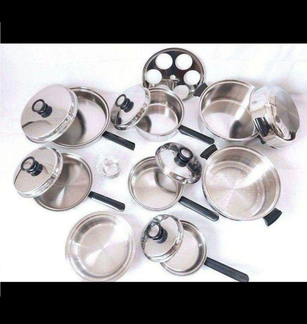 専用インダクションレンジ対応 アムウェイ 鍋 21ピースセット レシピ付き ↓