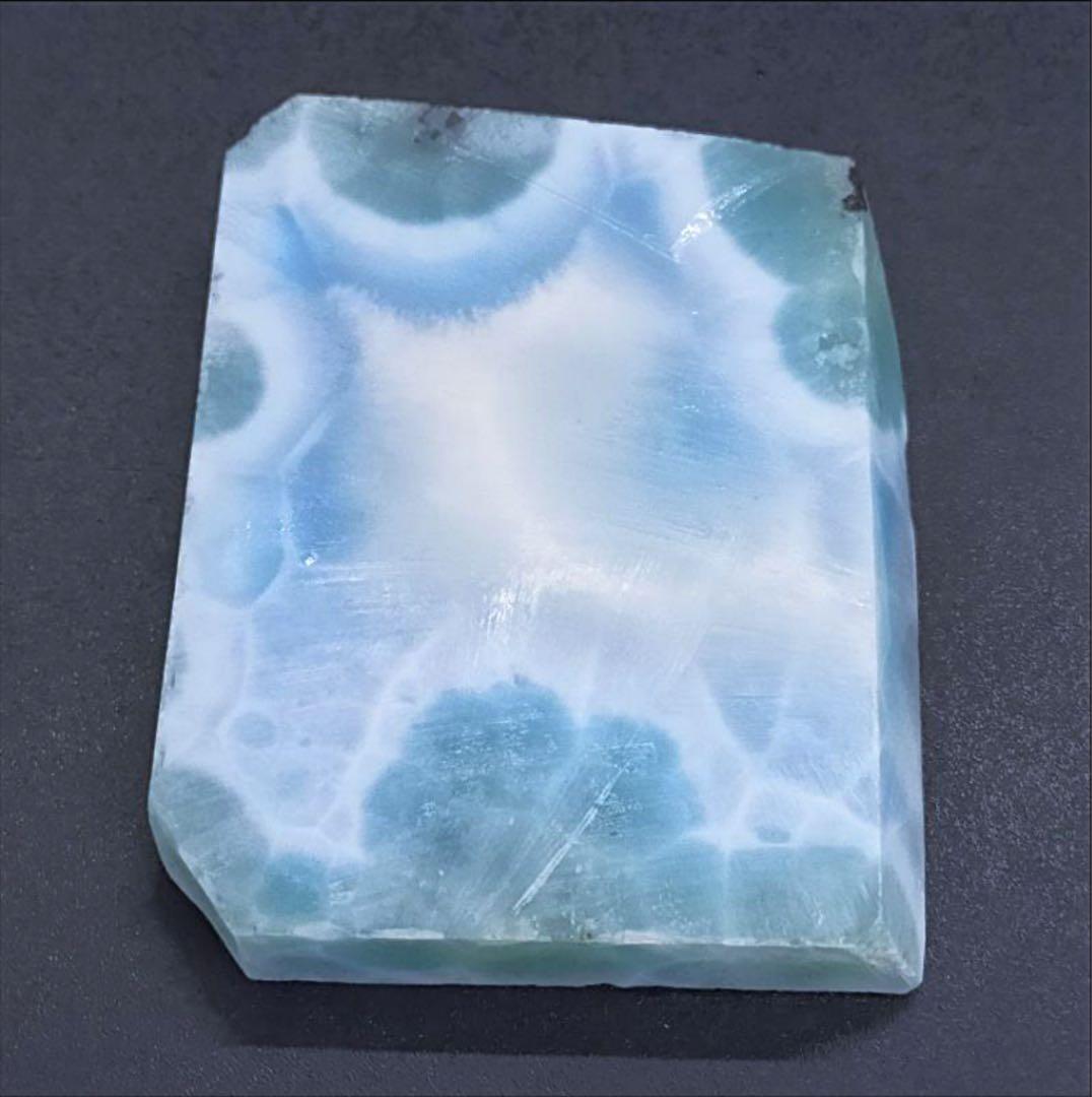 ラリマー原石のスライス④