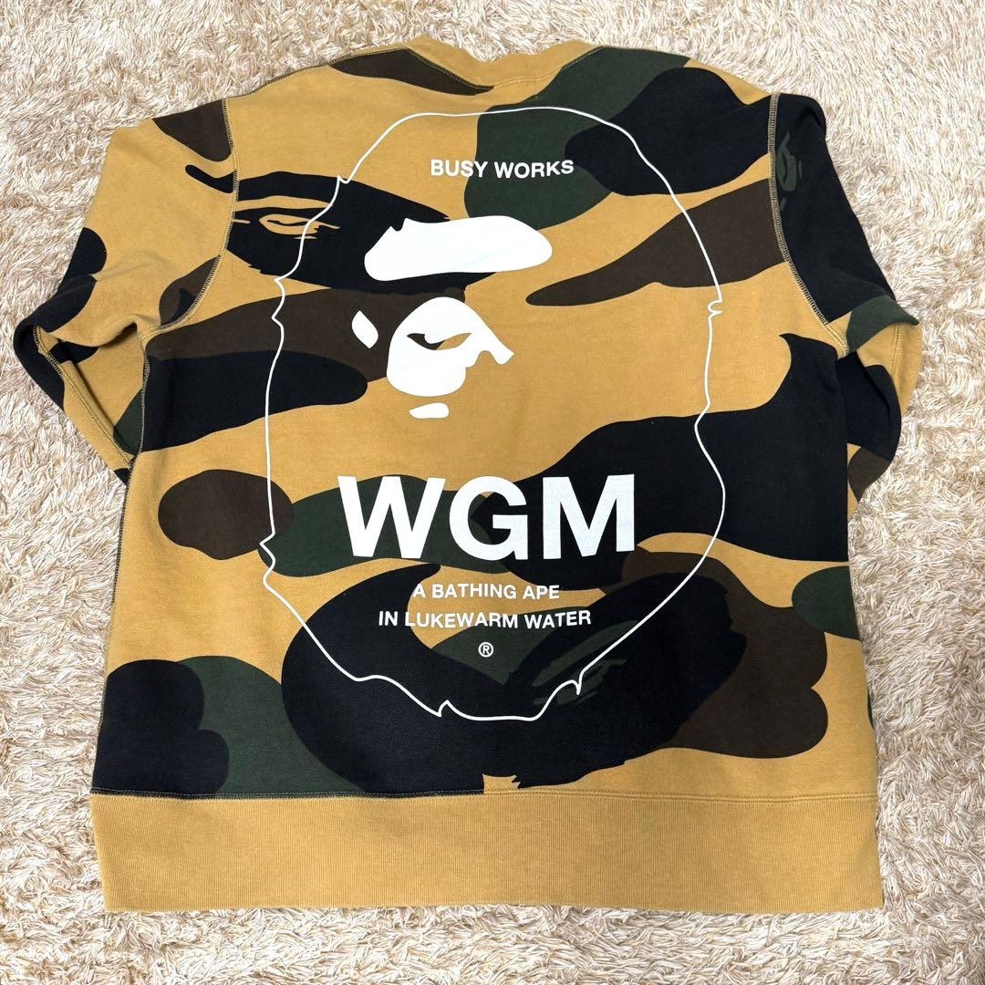 A BATHING APE カモフラージュ NIGO WGMスウェット　Lサイズ