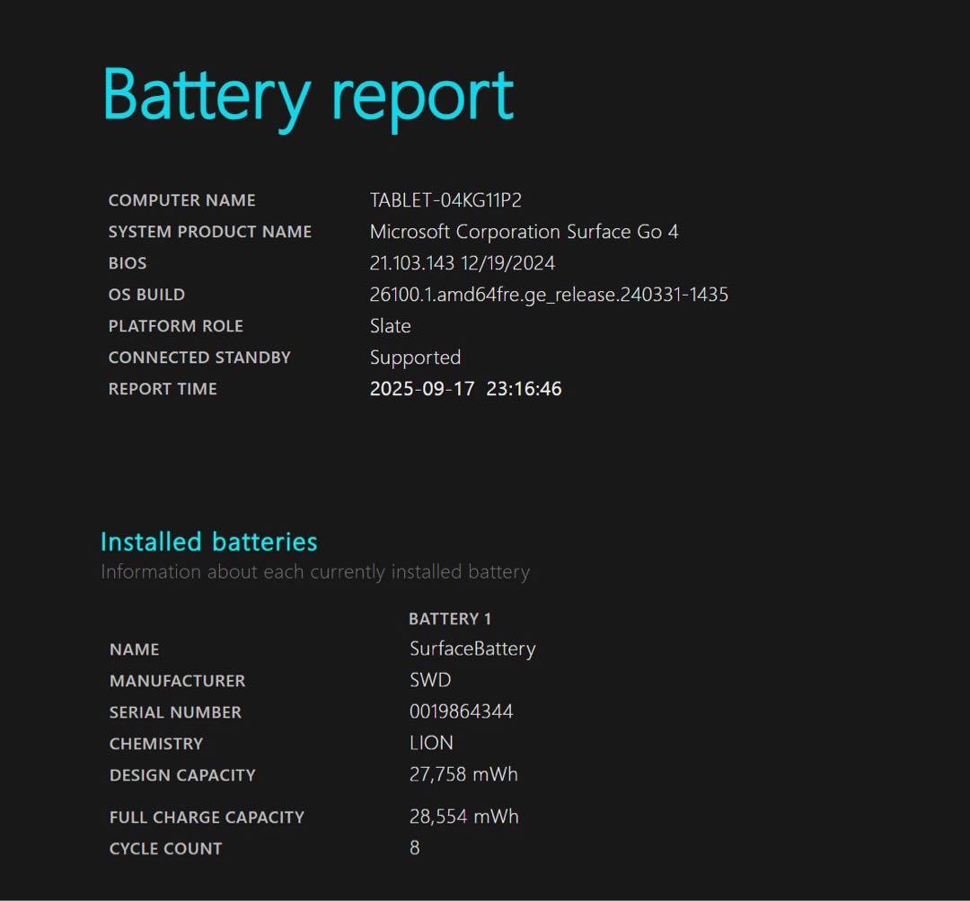 美品 Surface Go4 256GB N200チップ/タイプカバー付き