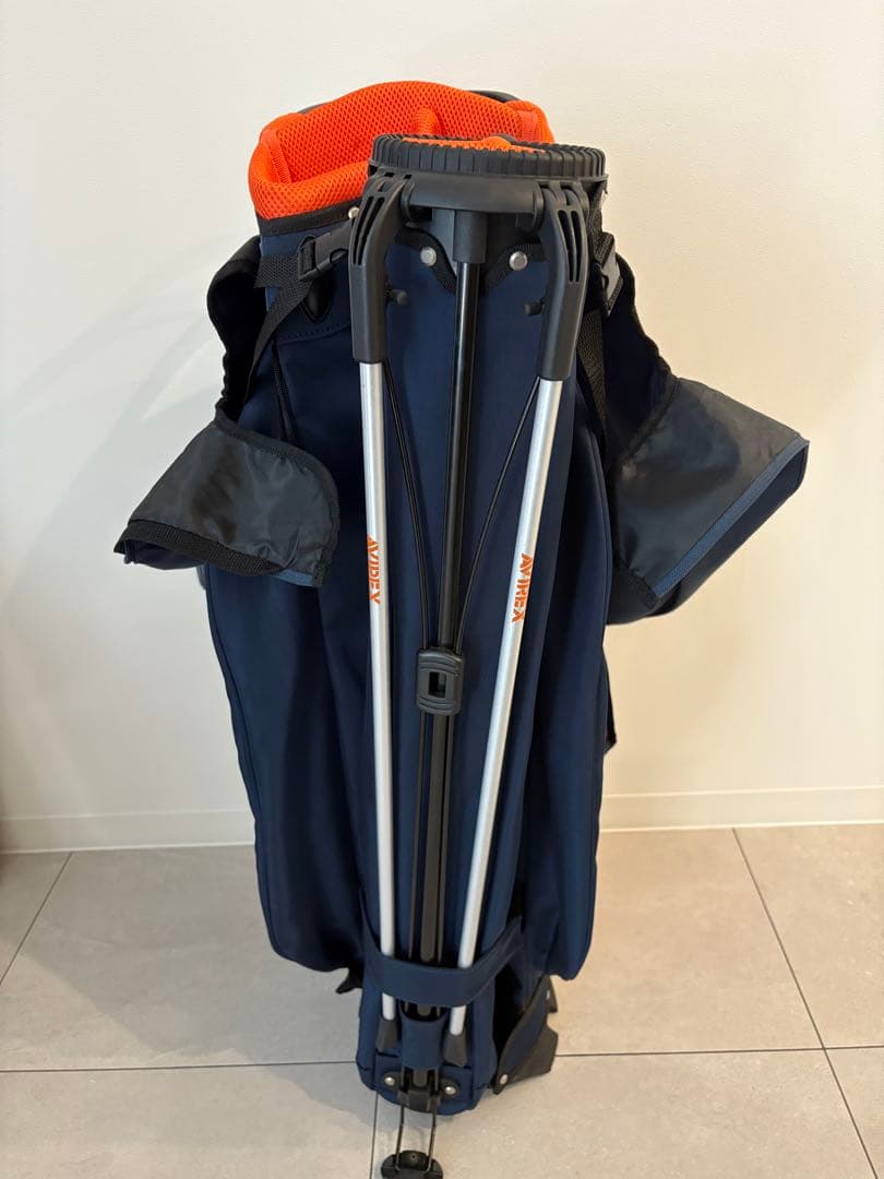 AVIREX ゴルフバッグ ネイビー