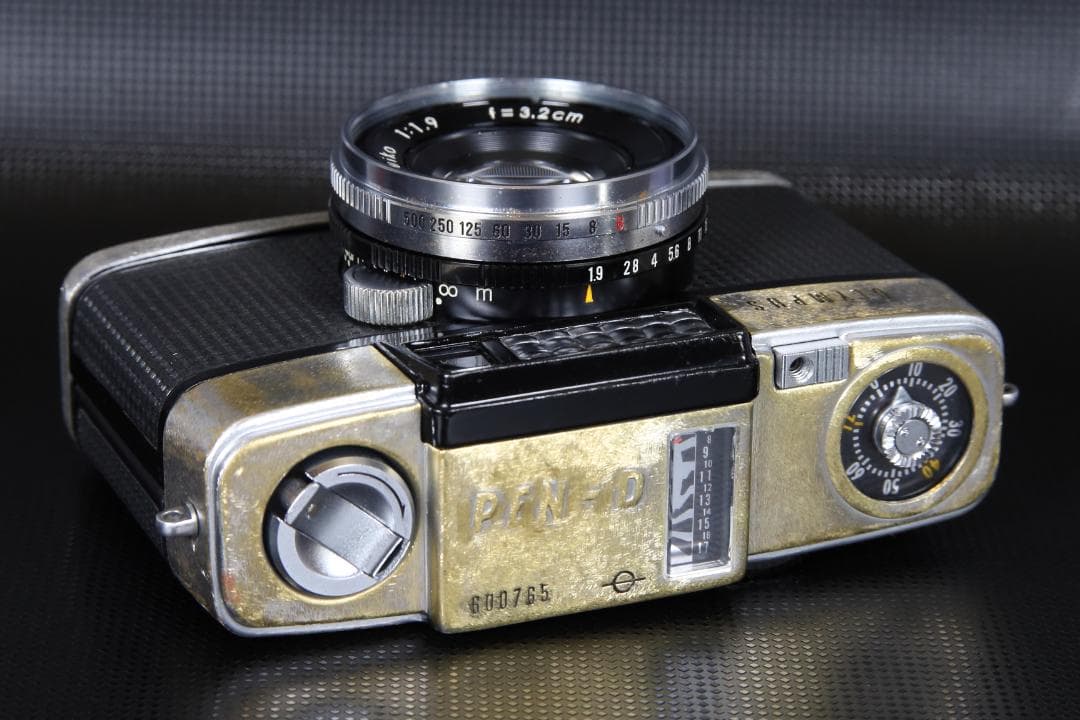 OH済 OLYMPUS PEN D F1.9 露出計OK 真鍮調カスタム