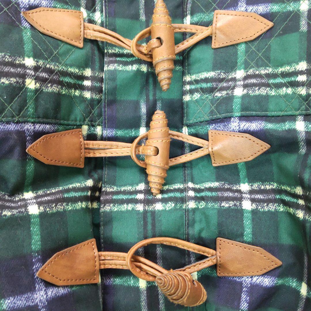 【新品未使用品】バートン　ファーフードチェックスキーウェア　スノーボード　緑