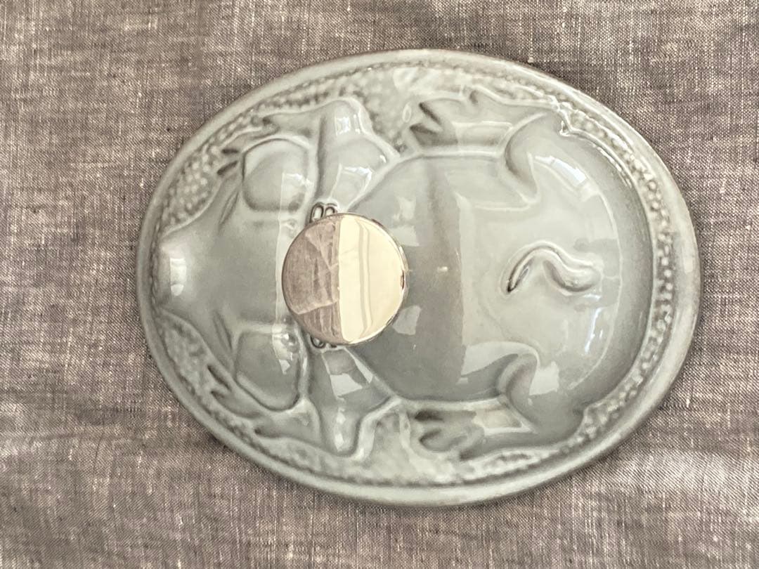 STAUB ピギーココット　グレー　17cm