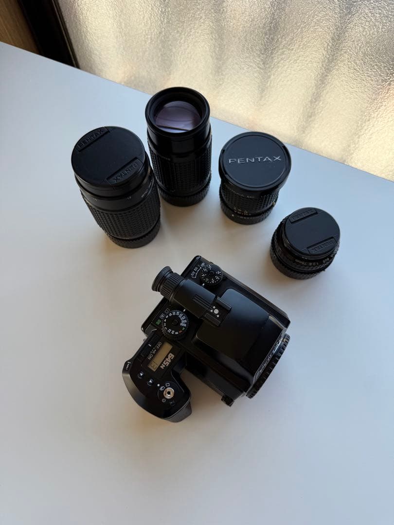 PENTAX 645N 本体＋レンズ4本セット