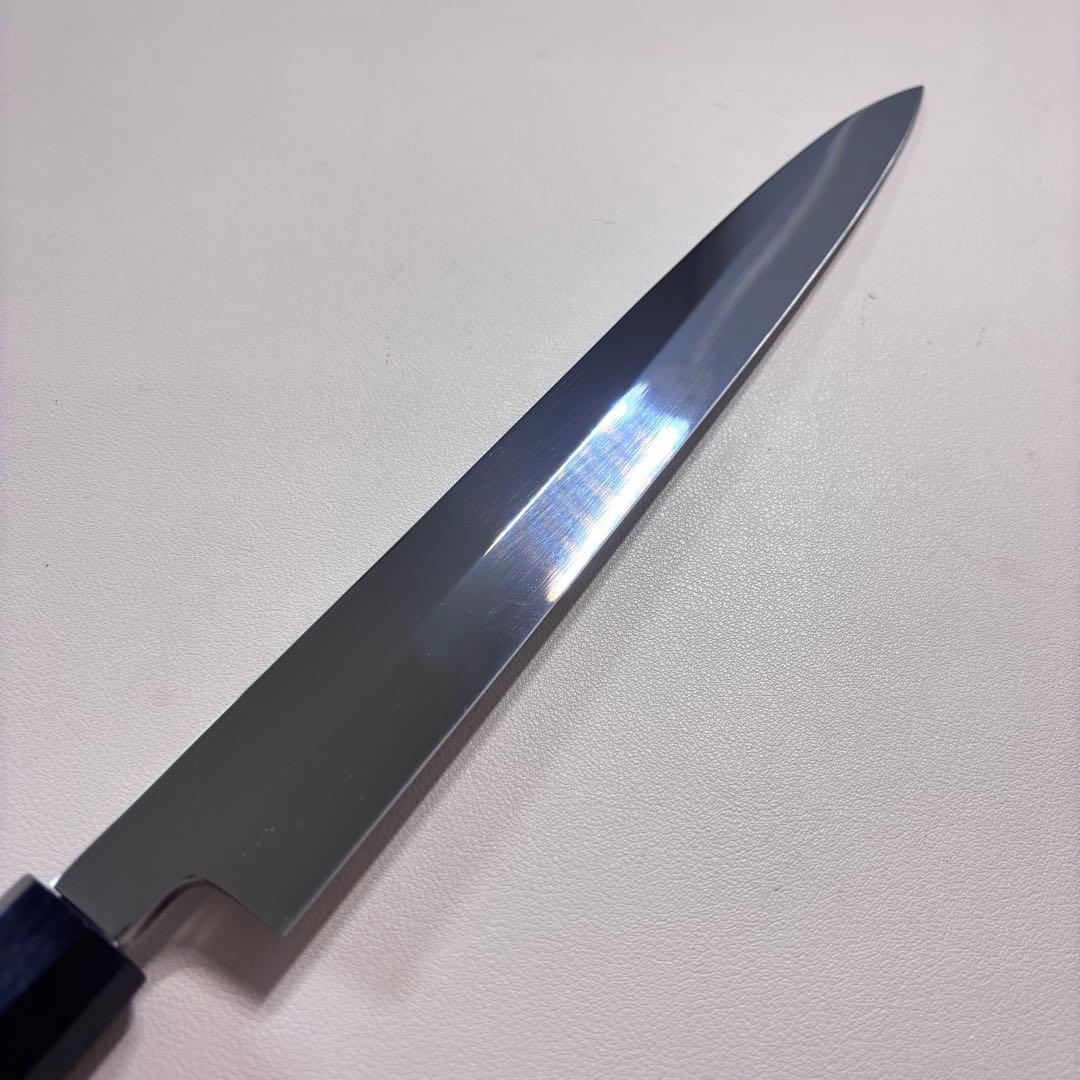 270mm 柳刃包丁 鏡面　黒檀八角柄 刺身包丁 「全鋼」【鞘付き】'