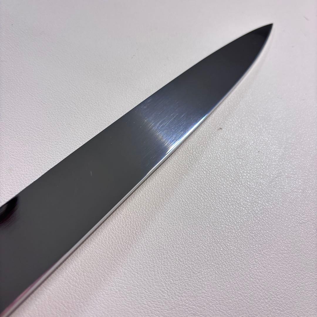 270mm 柳刃包丁 鏡面　黒檀八角柄 刺身包丁 「全鋼」【鞘付き】'