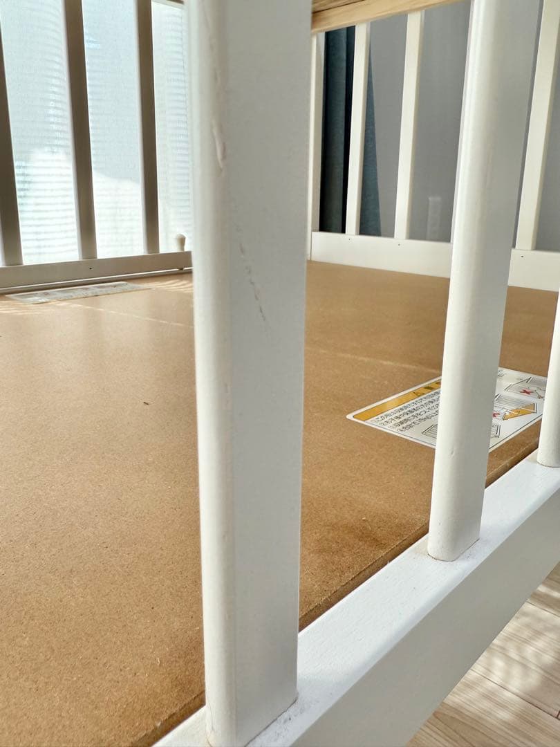 ベビーベッド　カトージ　ミニ　ハイタイプ　ホワイト 木製