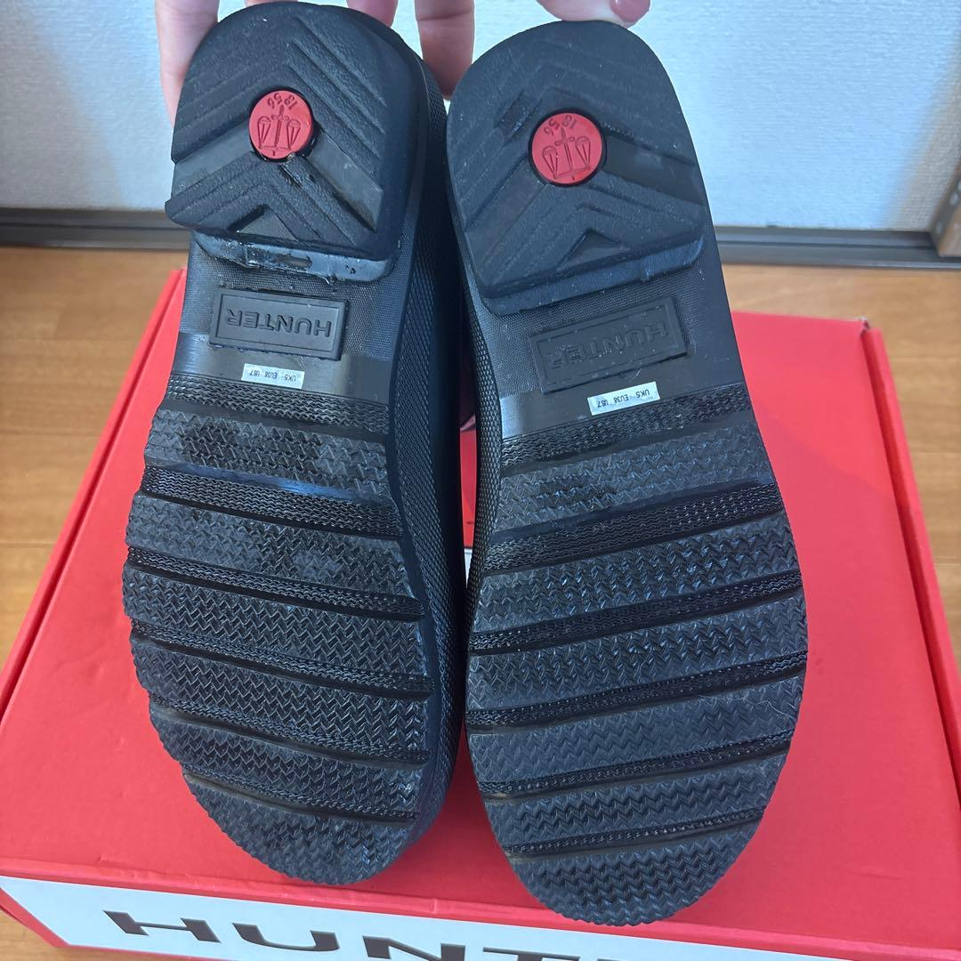 美品　HUNTER レインシューズ　24cm