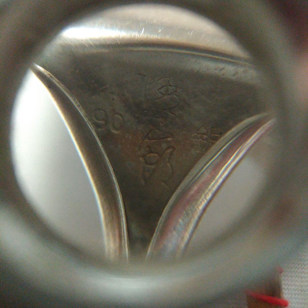 南鐐三本組灰匙。清五郎。銀製。茶道具。伝統工芸品。シルバー製。中古。