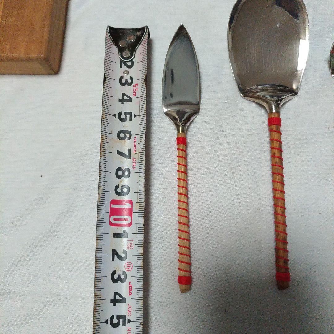 南鐐三本組灰匙。清五郎。銀製。茶道具。伝統工芸品。シルバー製。中古。