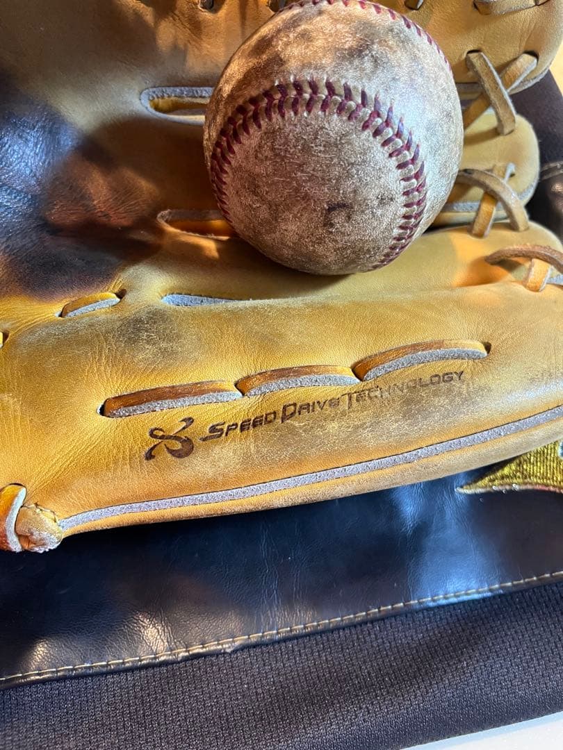 ミズノプロ外野手用硬式グローブ 収納袋付き