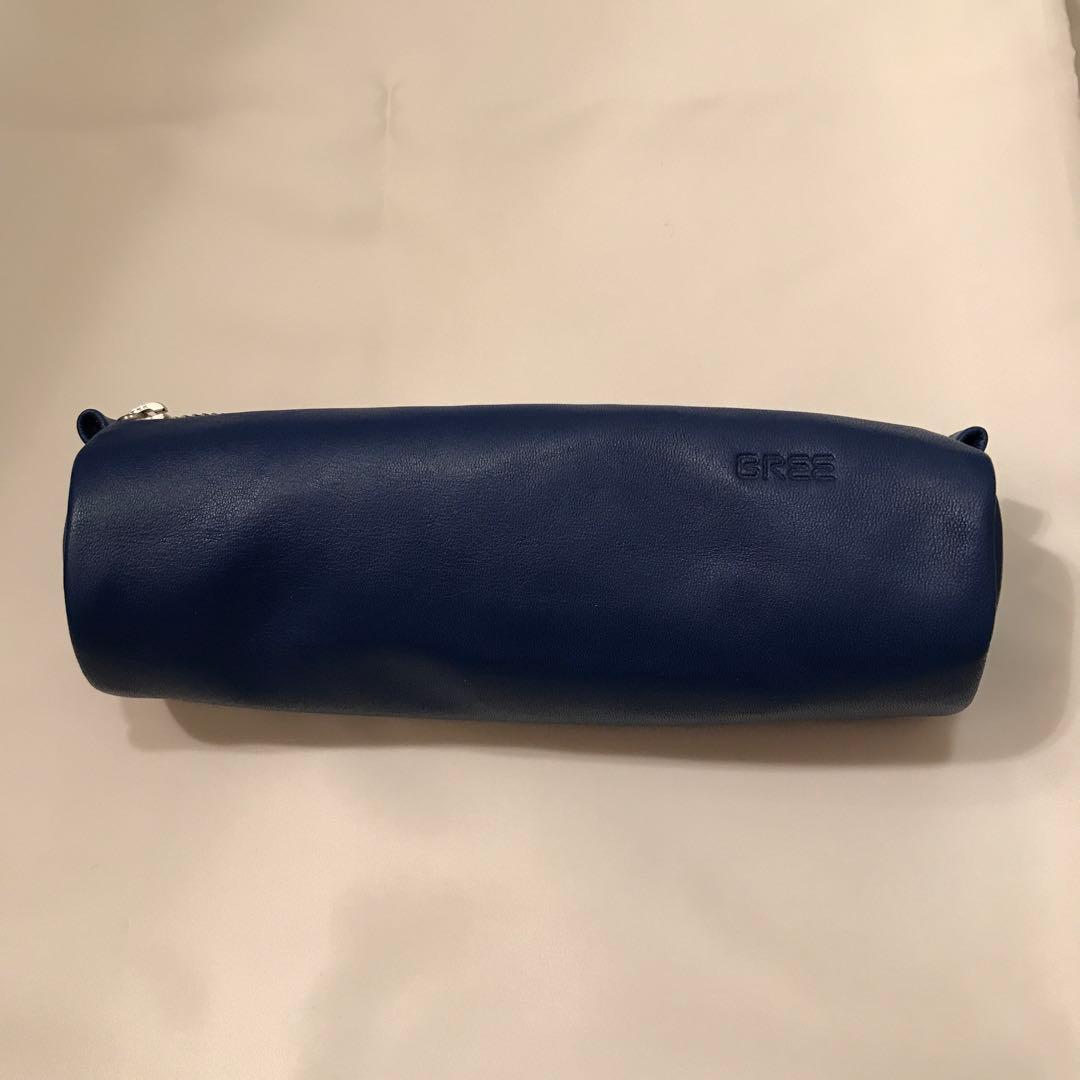 BREE ブリー　ペンケース　筆入れ　革製　筒型