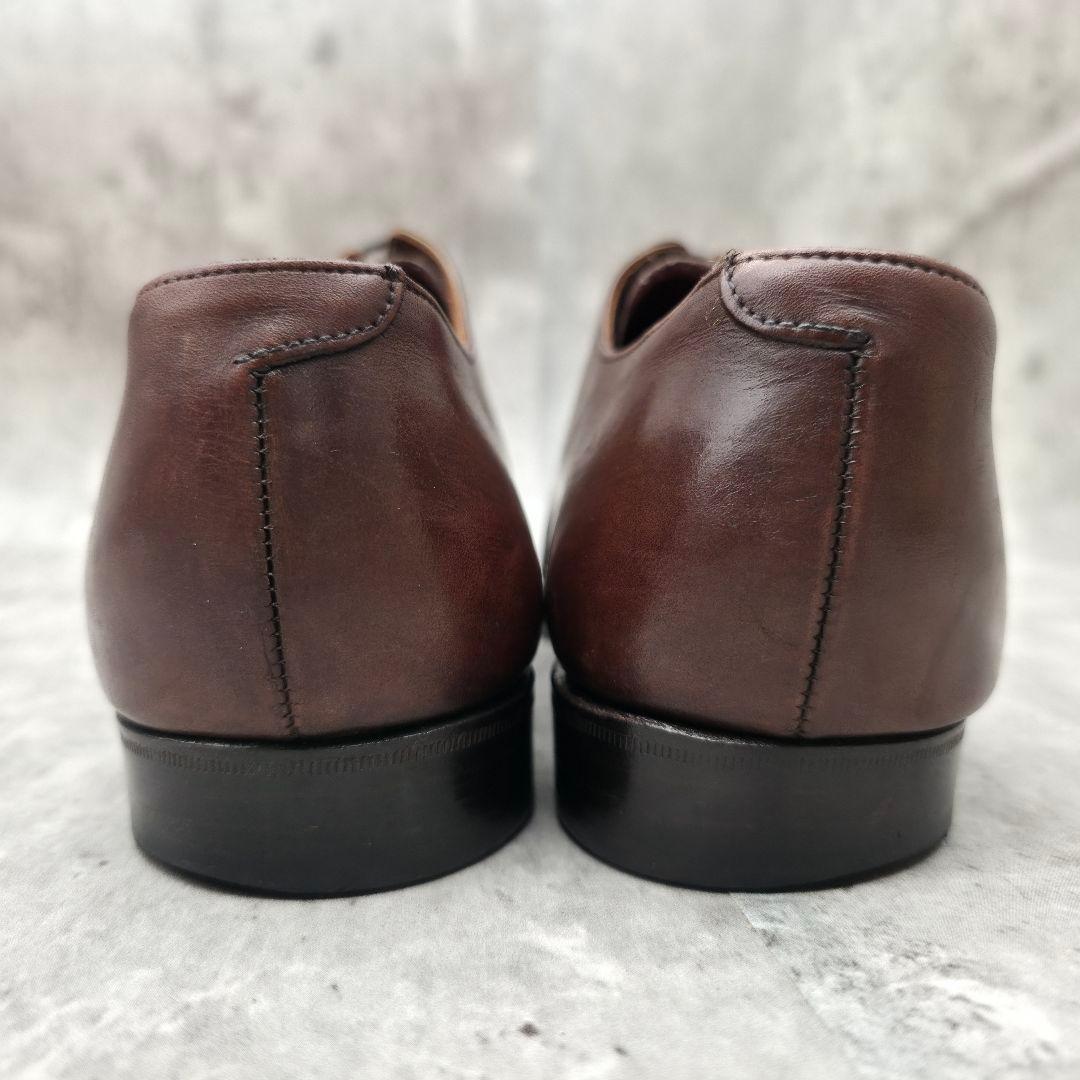 クロケット&ジョーンズ Weymouth プレーントゥ スチールトゥ 9 茶色