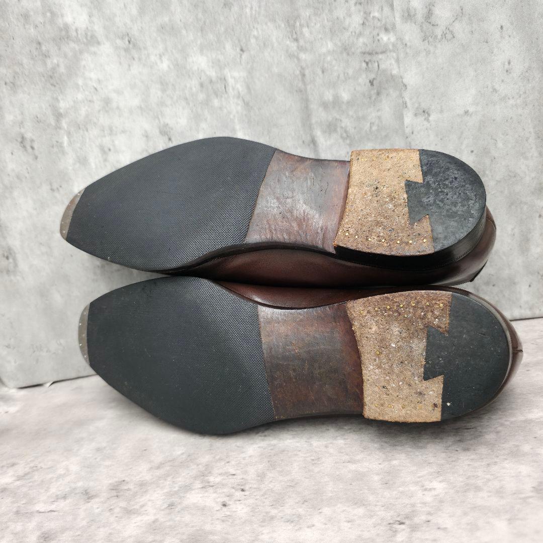 クロケット&ジョーンズ Weymouth プレーントゥ スチールトゥ 9 茶色