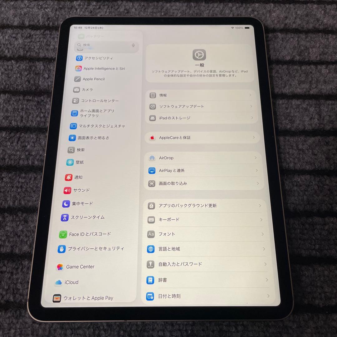 149 iPad Pro 11 4世代 256GB Wi-Fiモデル グレイ