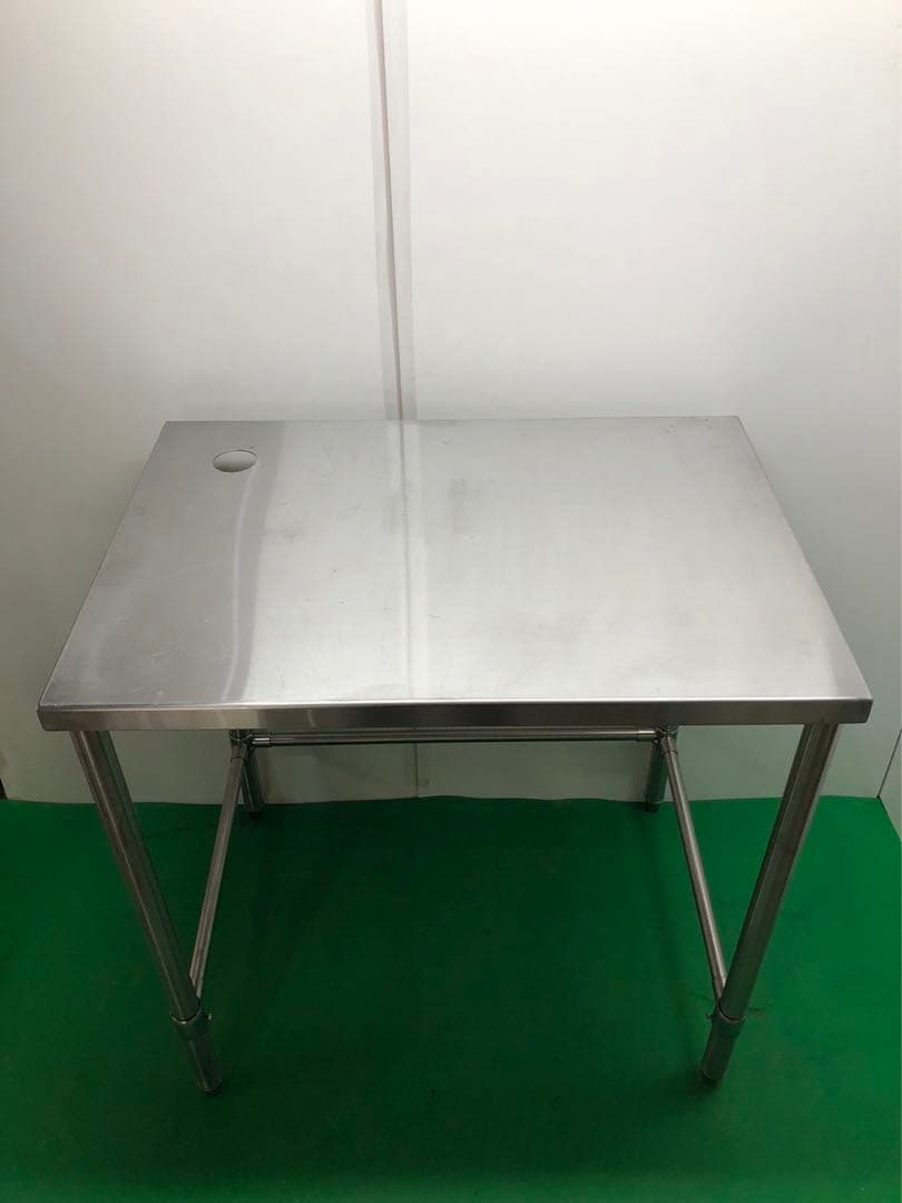 ☆地域限定送料無料☆工場整備品☆作業台　幅850 ステンレス　三方枠