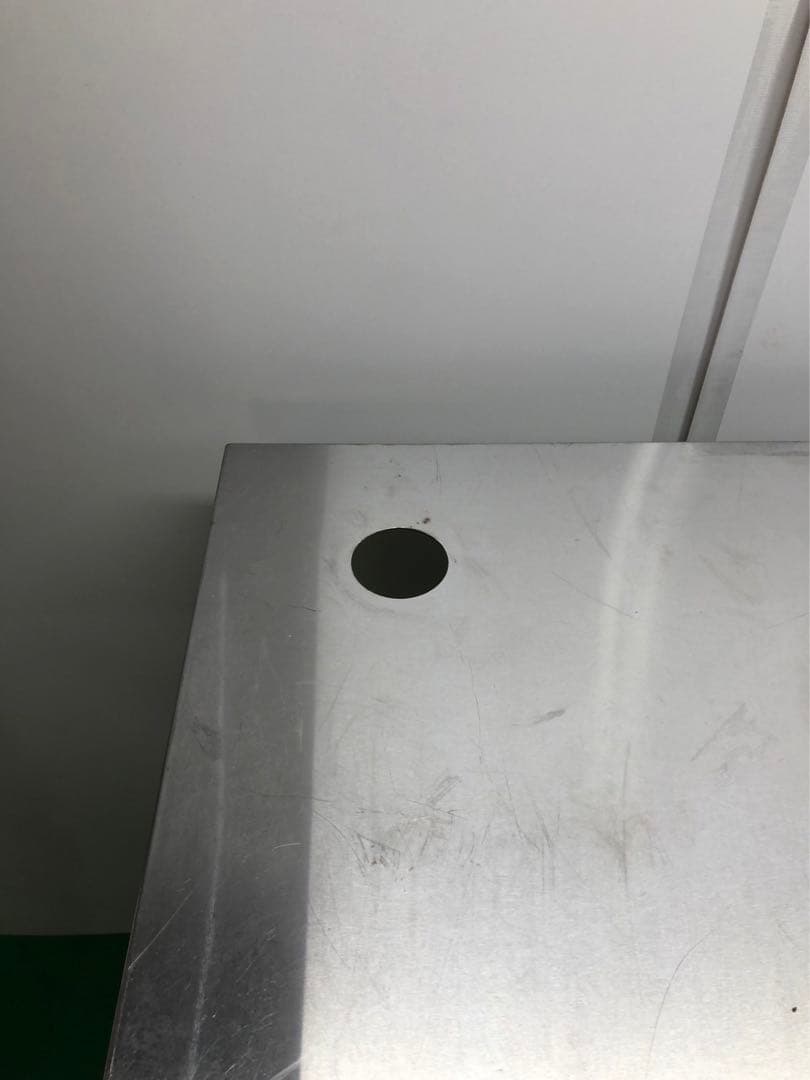☆地域限定送料無料☆工場整備品☆作業台　幅850 ステンレス　三方枠